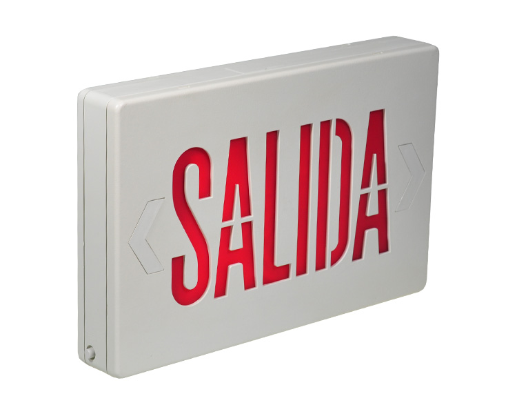 JEE2RWE-SA 6 tuuman culus hyväksyi Salida Exit Signs