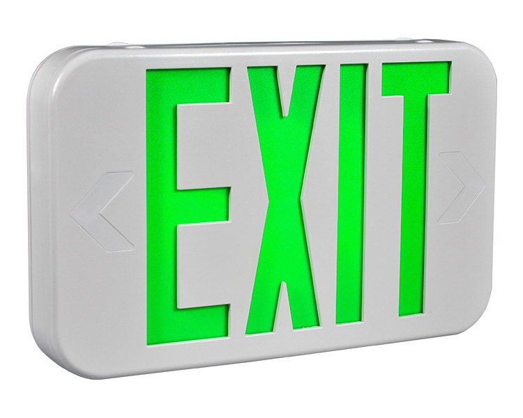 EZXTEU2BCWEM (EZCXTEU2BCWEM) -BI-VÄRIKILÖKOKO-KOKO LED-EXIT-merkki