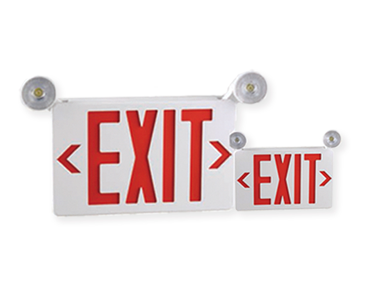 JLECB2RW-New Slim Red Letters Emergency Exit -merkki LED-päät