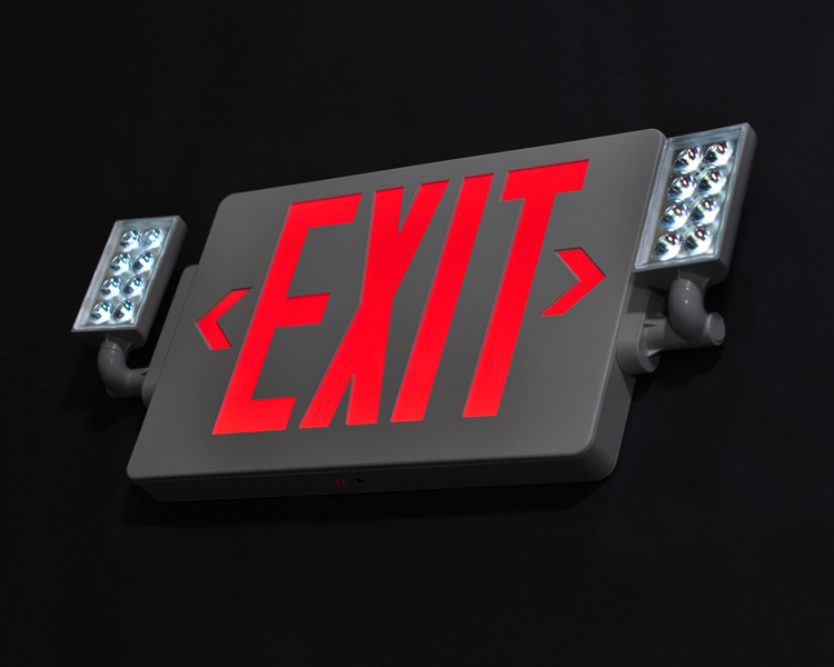 JLECD2RW-NIVERGING FIRE EXIT LIGHT PUNAISET KIRJAT