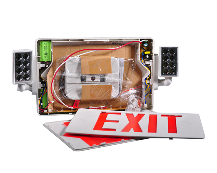 JLECD2RW-NIVERGING FIRE EXIT LIGHT PUNAISET KIRJAT