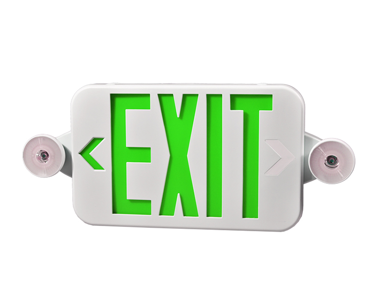 Jlece2GW-New Compact Green Exit Sign
