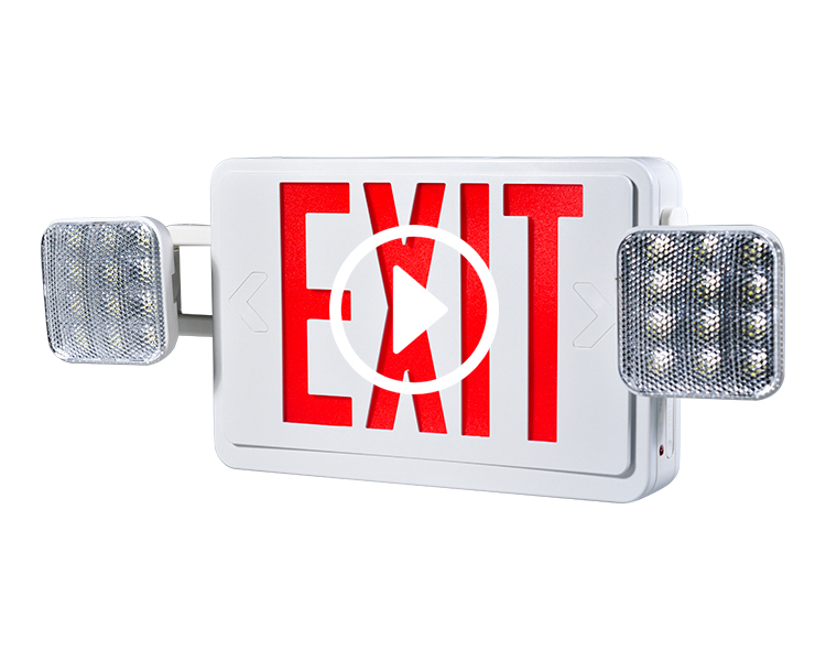 JLEC2BCW-BI-Värin LED-yhdistelmän hätä poistumismerkki LED-päät