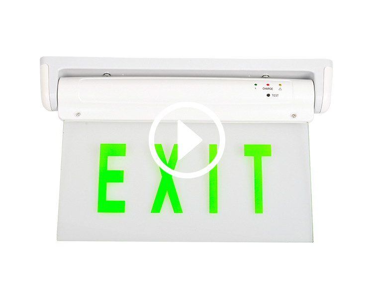 LE2912-5 tai 10 vihreää LED-hätä poistumismerkki
