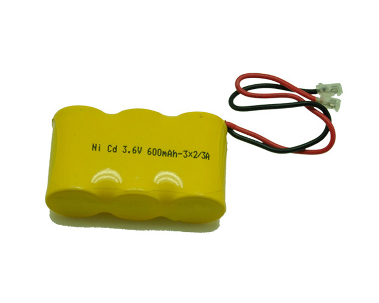 Ni-CAD-akku 3,6 V 600mAh