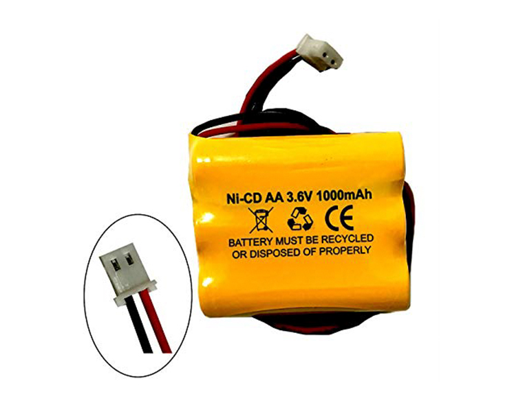 Ni-CAD-akku 3,6 V 1000mAh